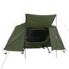 84.6*34.5*49.2in Collapsible Camping Tent with An Integrated Cot Green