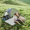 75"D x 25"W x 3"H Memory Foam Camping Mattress