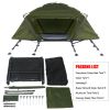 84.6*34.5*49.2in Collapsible Camping Tent with An Integrated Cot Green