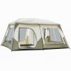 10 Person Camping Tent Setup in 60 Seconds with Rainfly & Windproof Tent with Carry Bag for Family Camping & Hiking