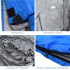 Traveling Camping Portable Double Person Waterproof Sleeping Bag W/ 2 Pillows